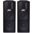 Peavey PV215 Passive, Unpowered PA Speaker (2x15 Inch), Pair