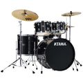 Tama IE52C Imperialstar Drum Kit, 5-Piece (with Meinl Cymbals), Hairline Black