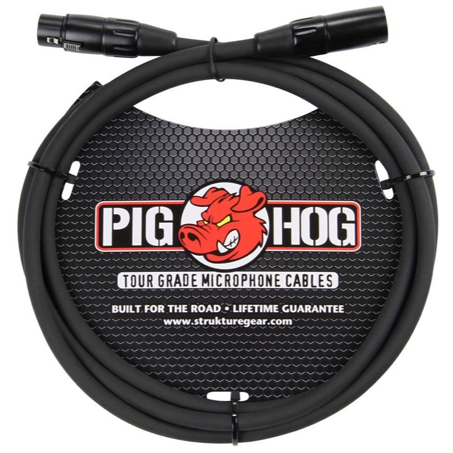 Pig Hog XLR Microphone Cable, 6 Foot