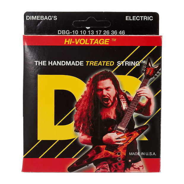 DR Strings DBG10 Hi-Voltage Electric Guitar Strings (Medium, 10-46), DBG-10, Medium, 17076