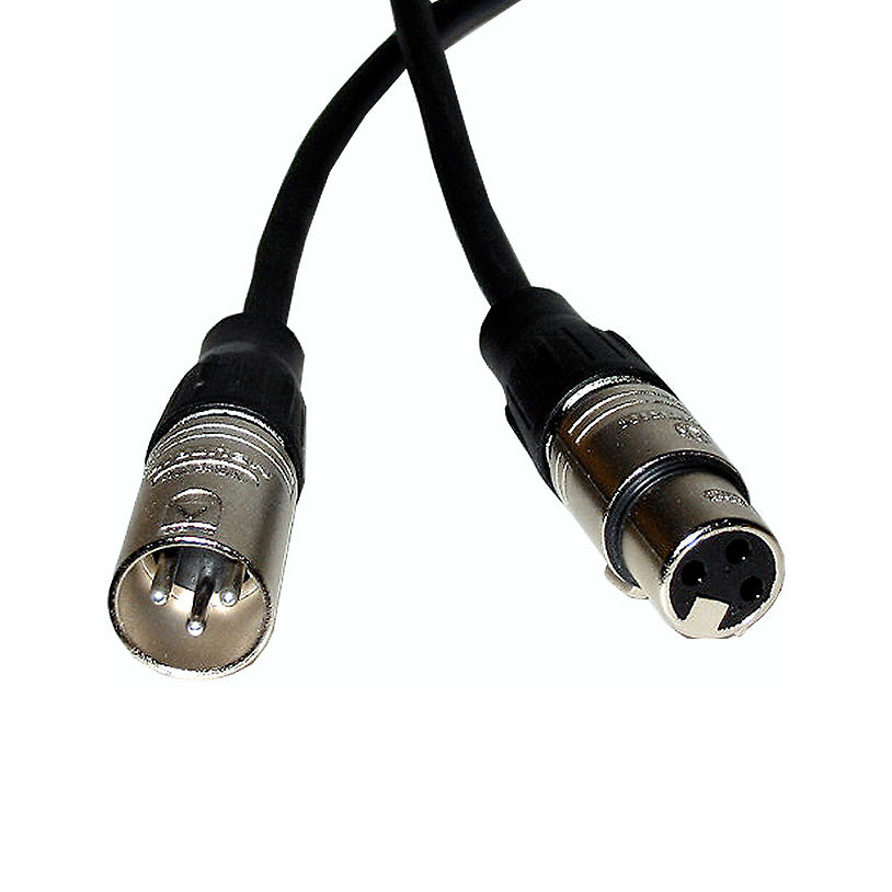 CBI LowZ Microphone Cable with Neutrik Connectors, 10 Foot
