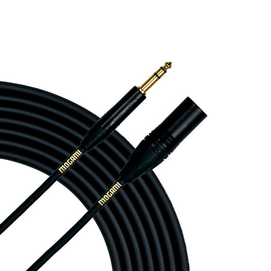 Mogami Gold 1/4 Inch TRS to XLR Male Cable, TRSXLRM-03, 3 Foot
