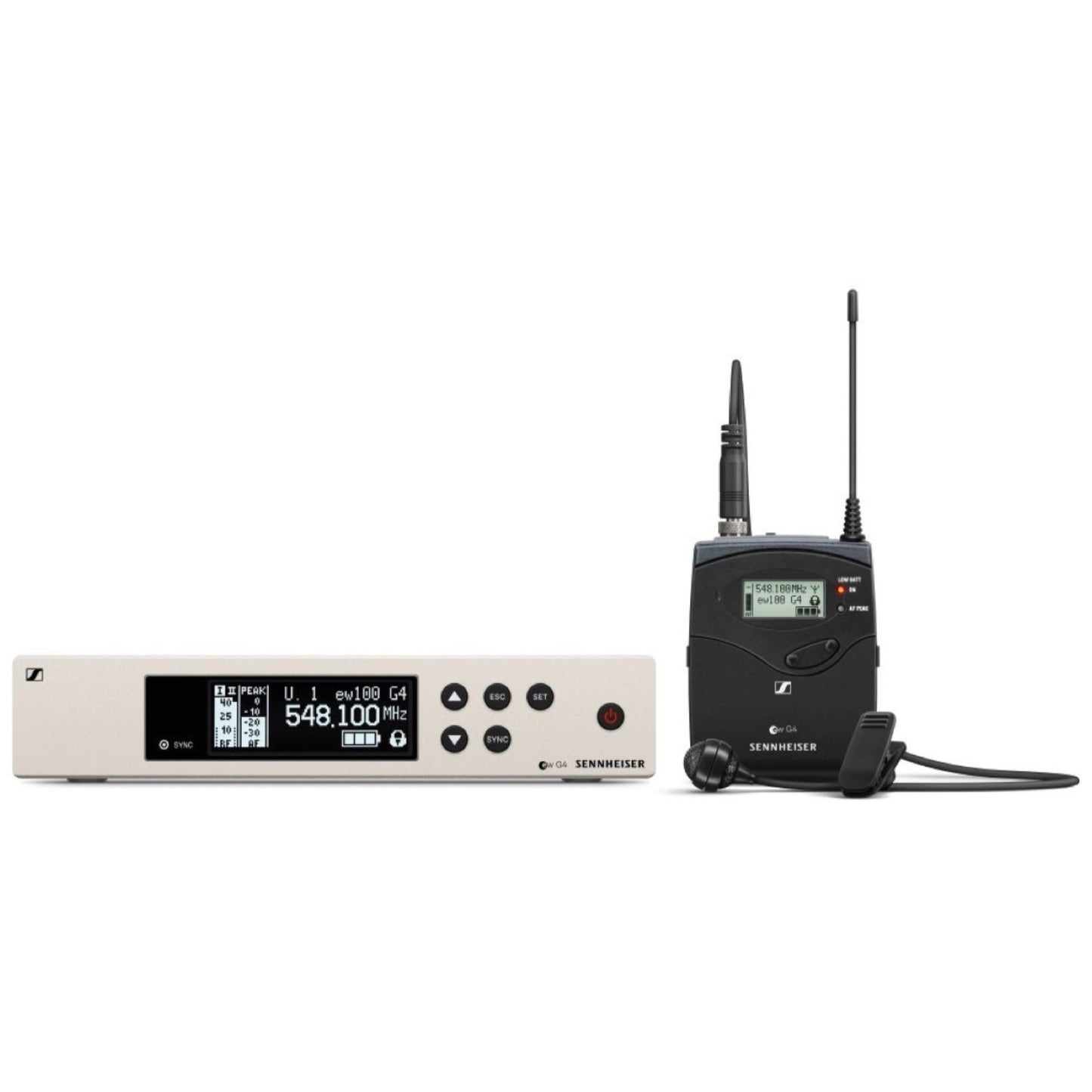 Sennheiser ew100 G4 ME4 Wireless Lavalier Microphone System, Band G (566-608 MHz)