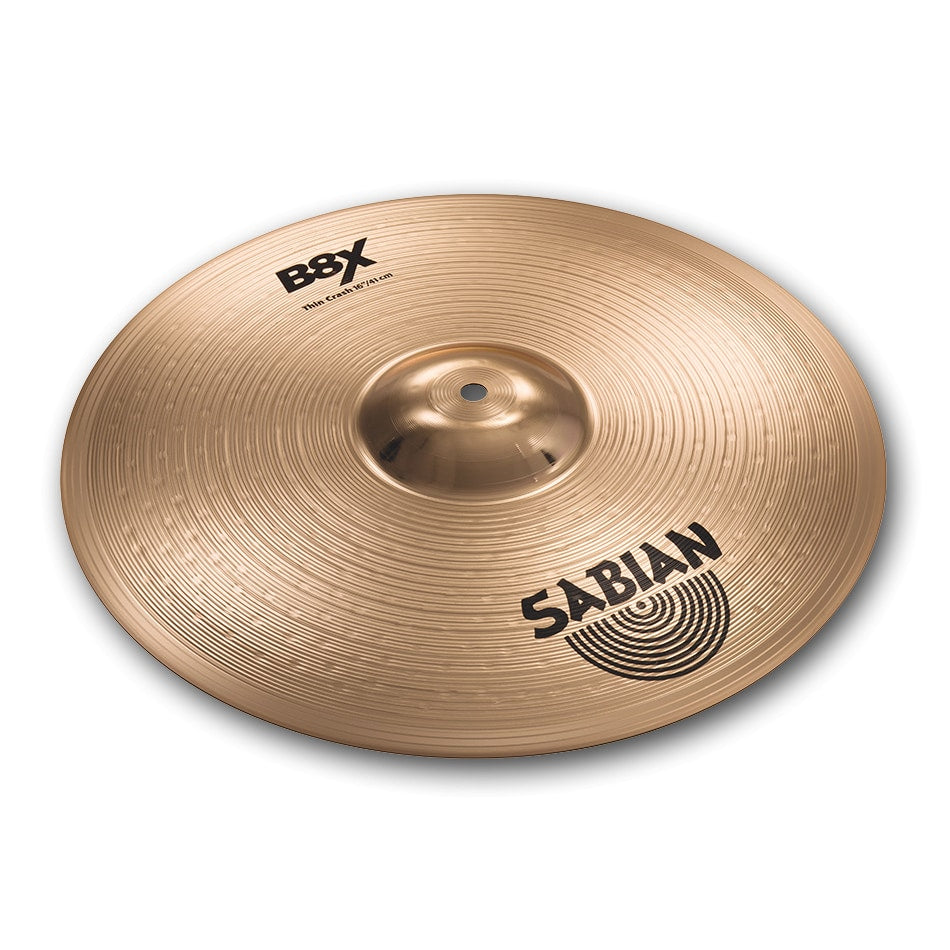Sabian B8X Thin Crash Cymbal, 16 Inch