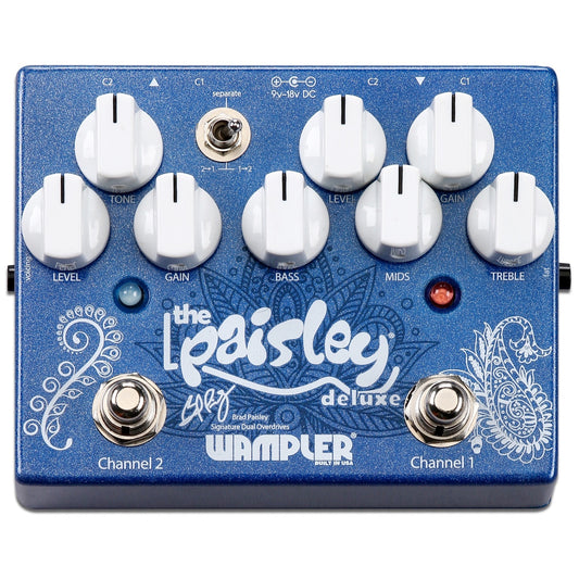 Wampler Paisley Drive Deluxe Dual Overdrive Pedal