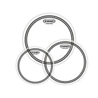 Evans EC2S Edge Control Clear Drumhead, Fusion Tom Pack: 10, 12 and 14 Inch
