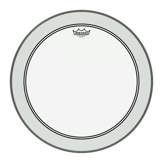 Remo Powerstroke 3 Clear Bass Drumhead, 24 Inch