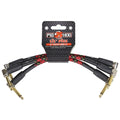 Pig Hog Lil Pigs Pedal Patch Cables, 6 Inch, 3-Pack, Tartan Plaid