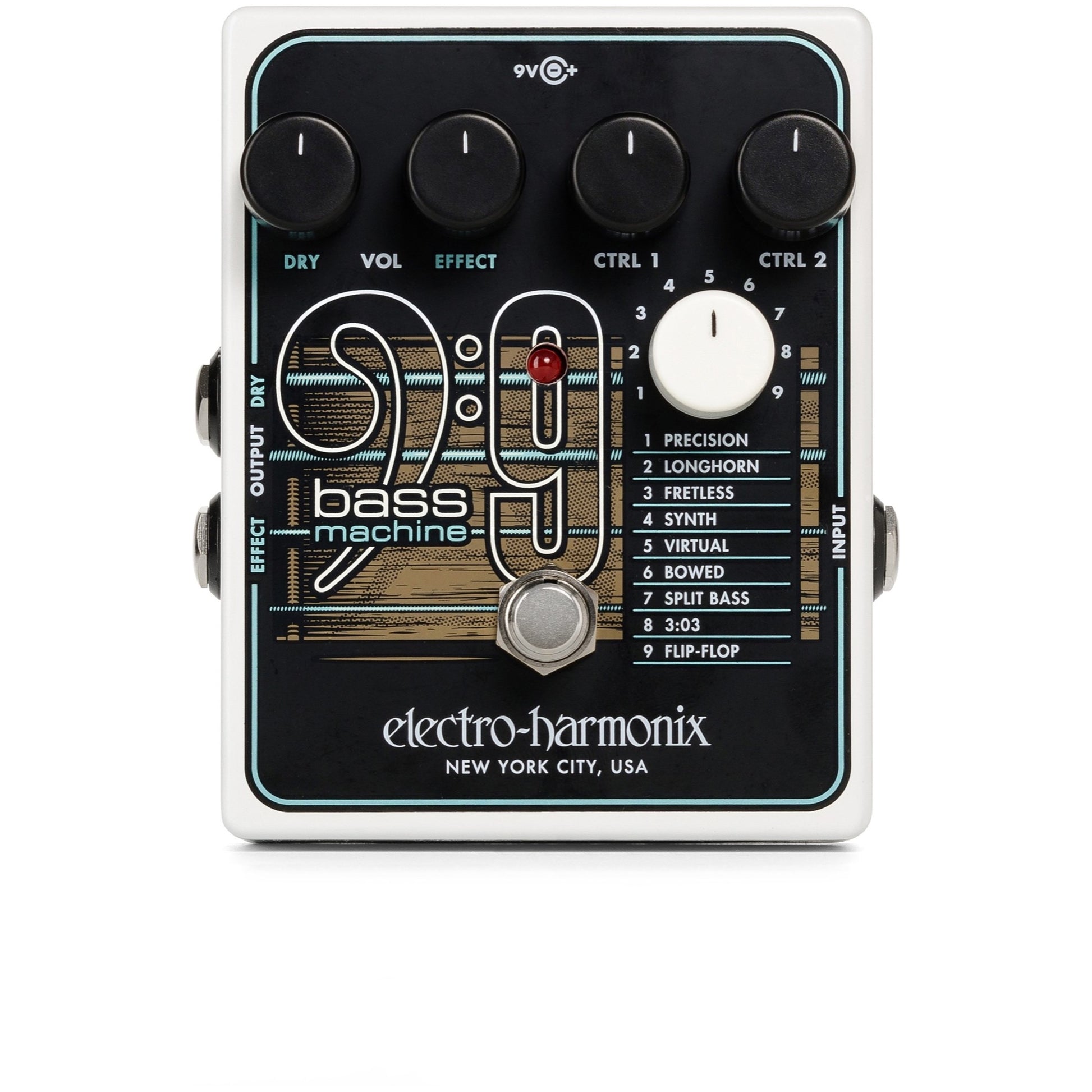 Electro-Harmonix BASS9 Bass Emulator Pedal