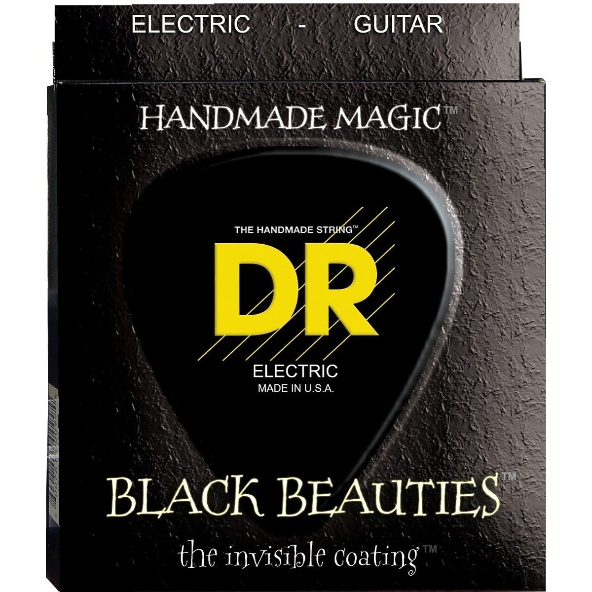 DR Strings Black Beauties Electric Guitar Strings, BKE-9, Lite, 15585