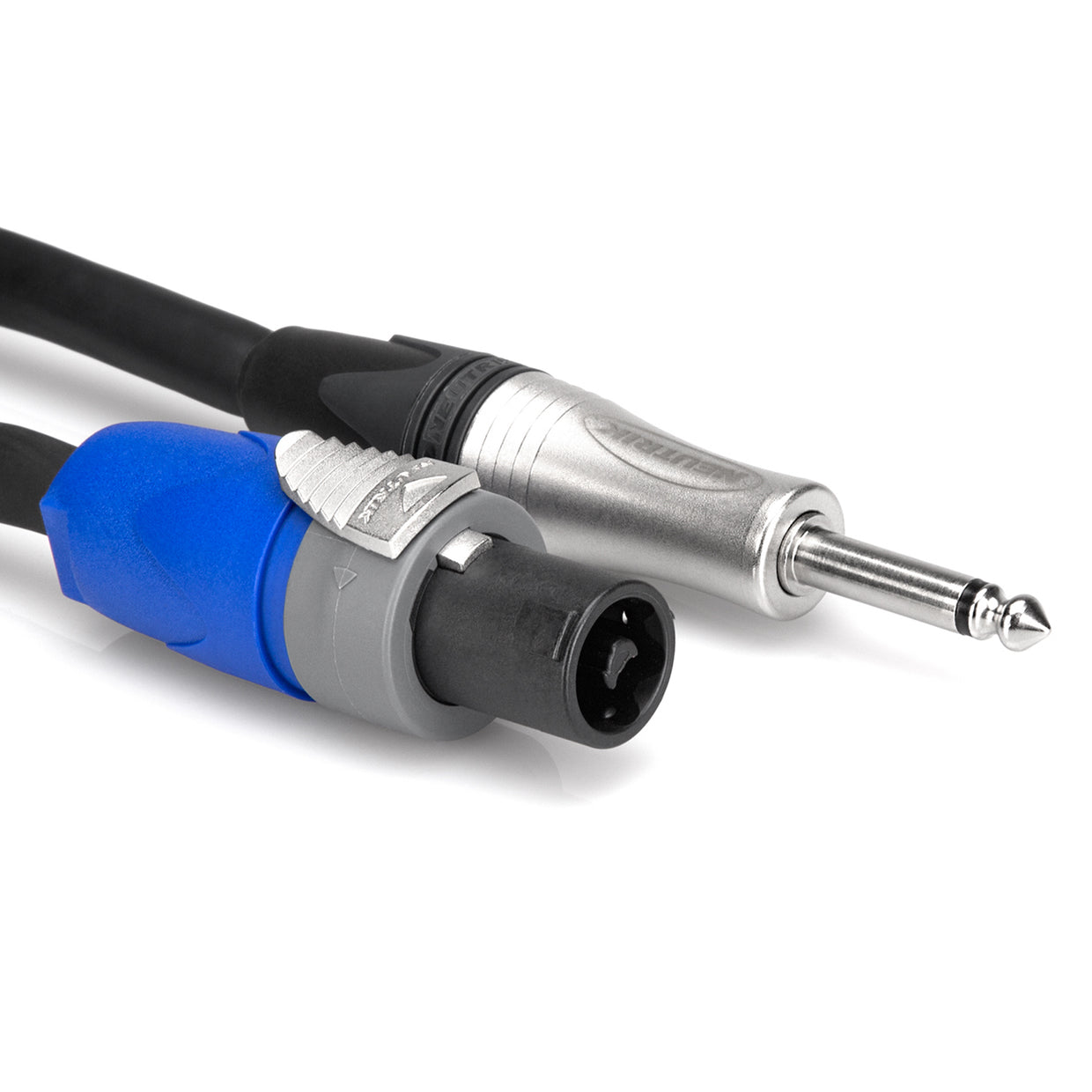 Hosa SKTQ 400 Series 14-Gauge Speakon to 1/4 Inch TS Cable, SKT450Q, 50 Foot