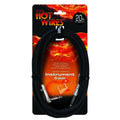Hot Wires Guitar Instrument Cable, with Right Angle End, 20 Foot