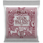 Ernie Ball Ernesto Palla Nylon Classical Guitar Strings, 2409, Black and Gold, Ball End