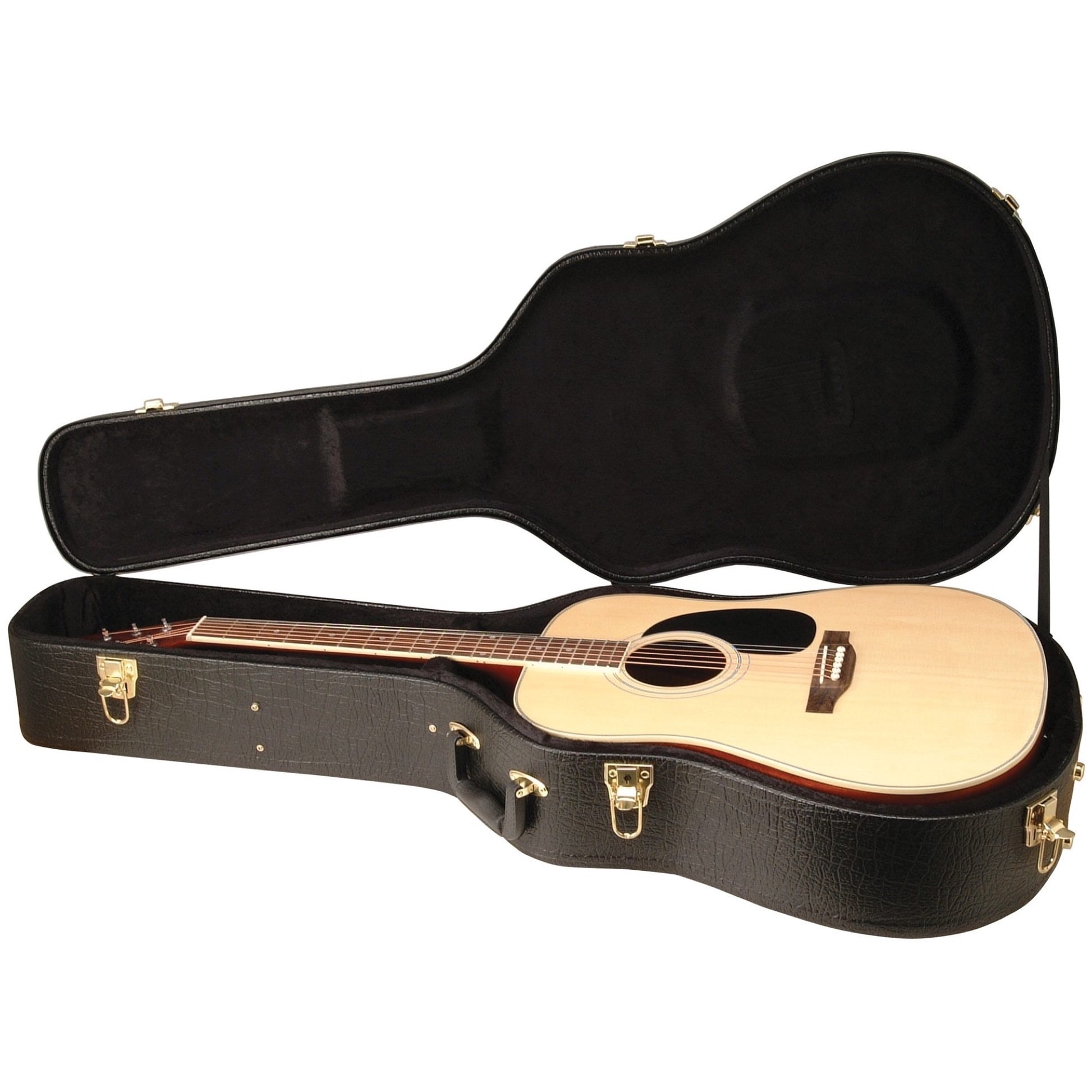 On-Stage GCA5000B Acoustic Guitar Case for 12-String Guitars