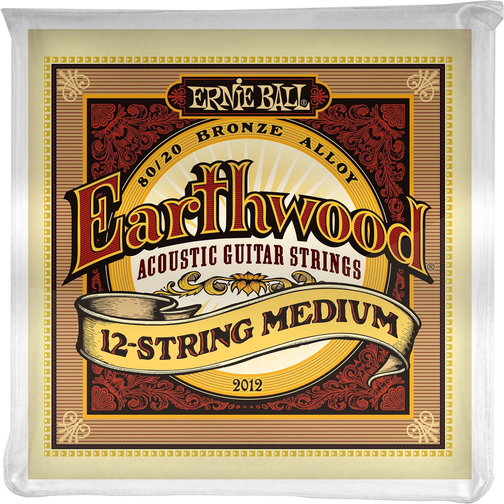 Ernie Ball Earthwood 12-String Acoustic Guitar Strings, 2012, 19299