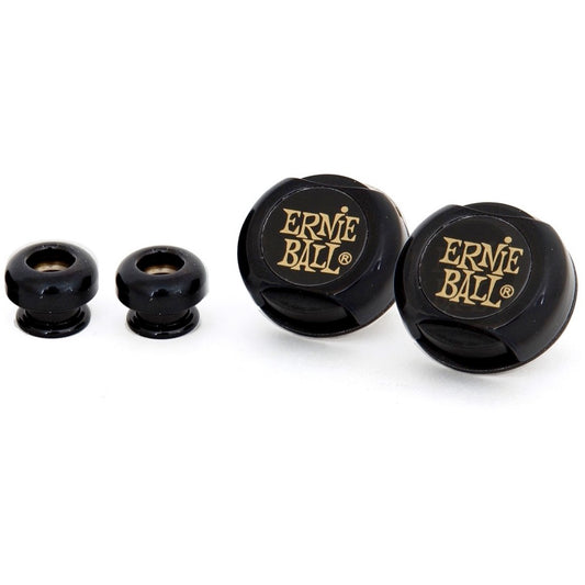 Ernie Ball Super Lock Guitar Strap Locks, Black