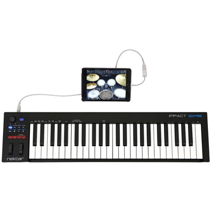 Nektar Impact GX49 USB MIDI Keyboard Controller, 49-Key