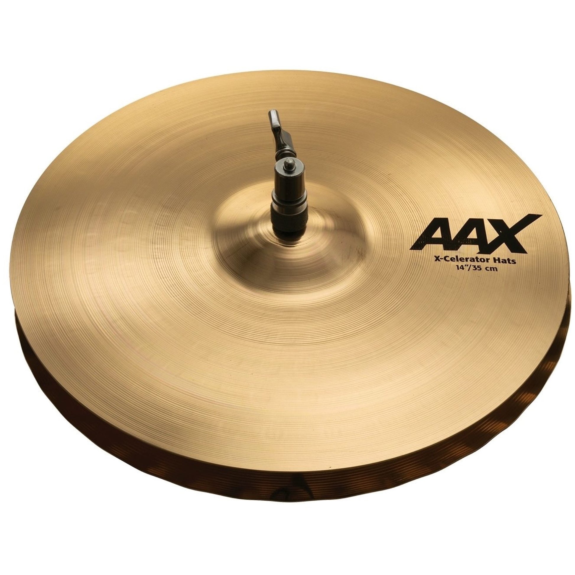 Sabian AAX Xcelerator Hi-Hat Cymbals (Pair), Brilliant Finish, 14 Inch