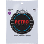 Martin MM11 Retro Monel Custom Light Acoustic Guitar Strings