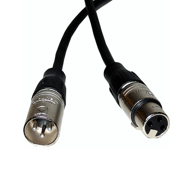 CBI LowZ Microphone Cable with Neutrik Connectors, 50 Foot