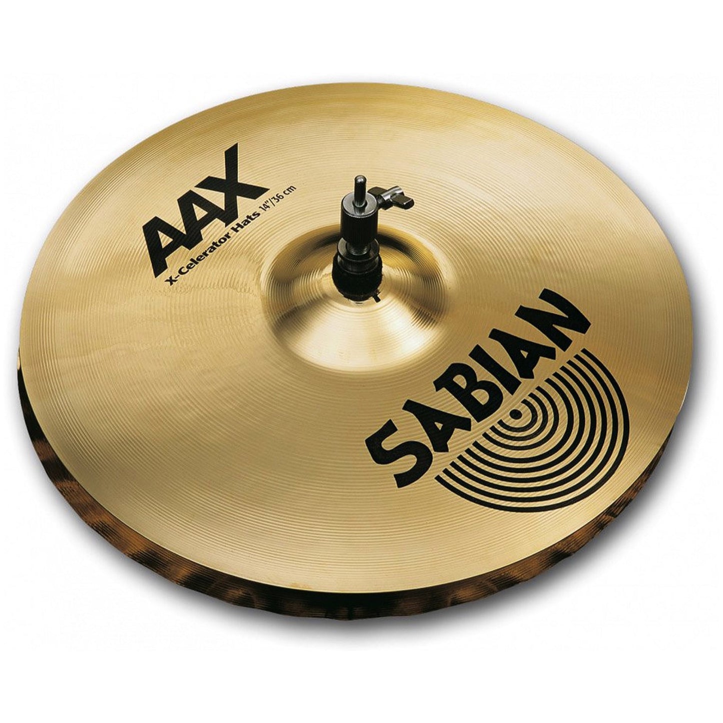 Sabian AAX Xcelerator Hi-Hat Cymbals (Pair), Brilliant Finish, 14 Inch