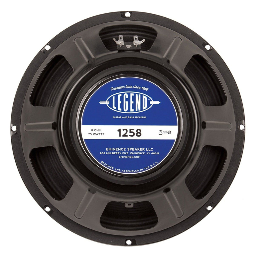 Eminence Guitar Legend 125 Speaker, 75 Watts and 12 Inch, 8 Ohms