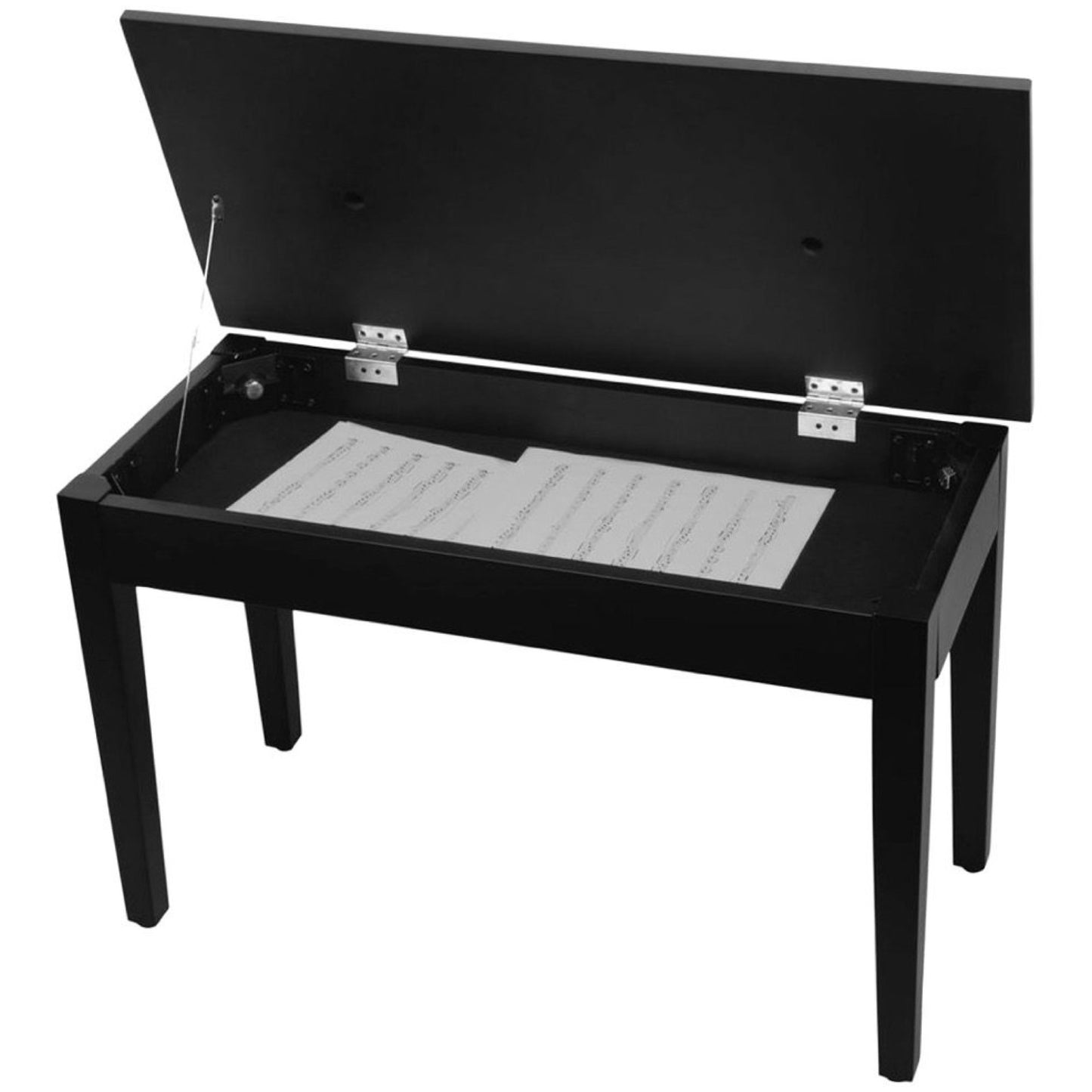 On-Stage KB8904B Deluxe Piano Bench (with Storage)