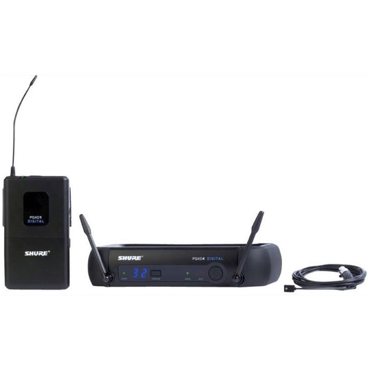 Shure PGX Digital Lavalier Wireless Microphone System with WL93 Microphone, Group X8, Frequencies 902.00 - 928.00