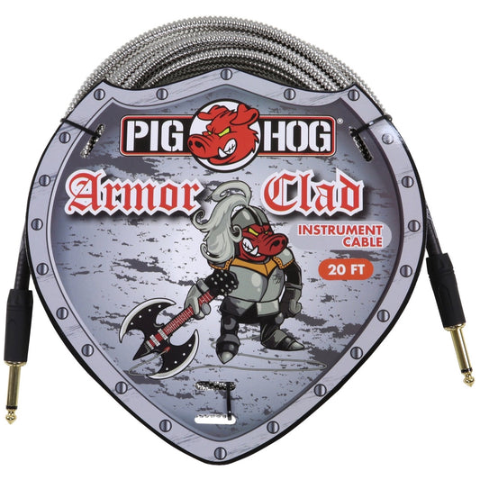 Pig Hog Armor Clad Instrument Cable, 20'