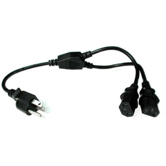 Hosa Dual IEC Power Cable, 1.5 Foot