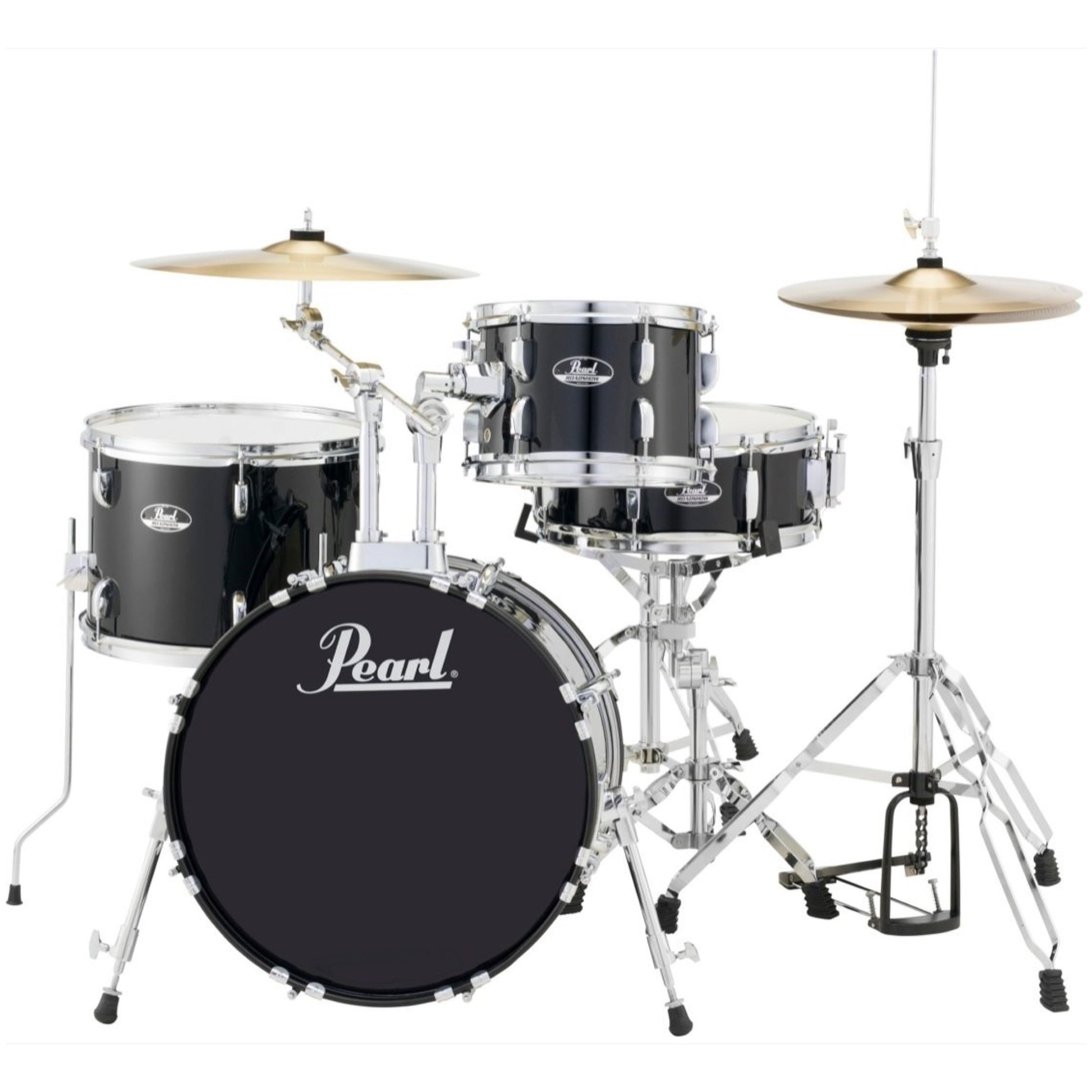 Pearl RS584C Roadshow Complete Bop Drum Kit, 4-Piece, Black