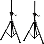 On-Stage SS8800B Plus Power Crank Up Speaker Stand, 2-Pack
