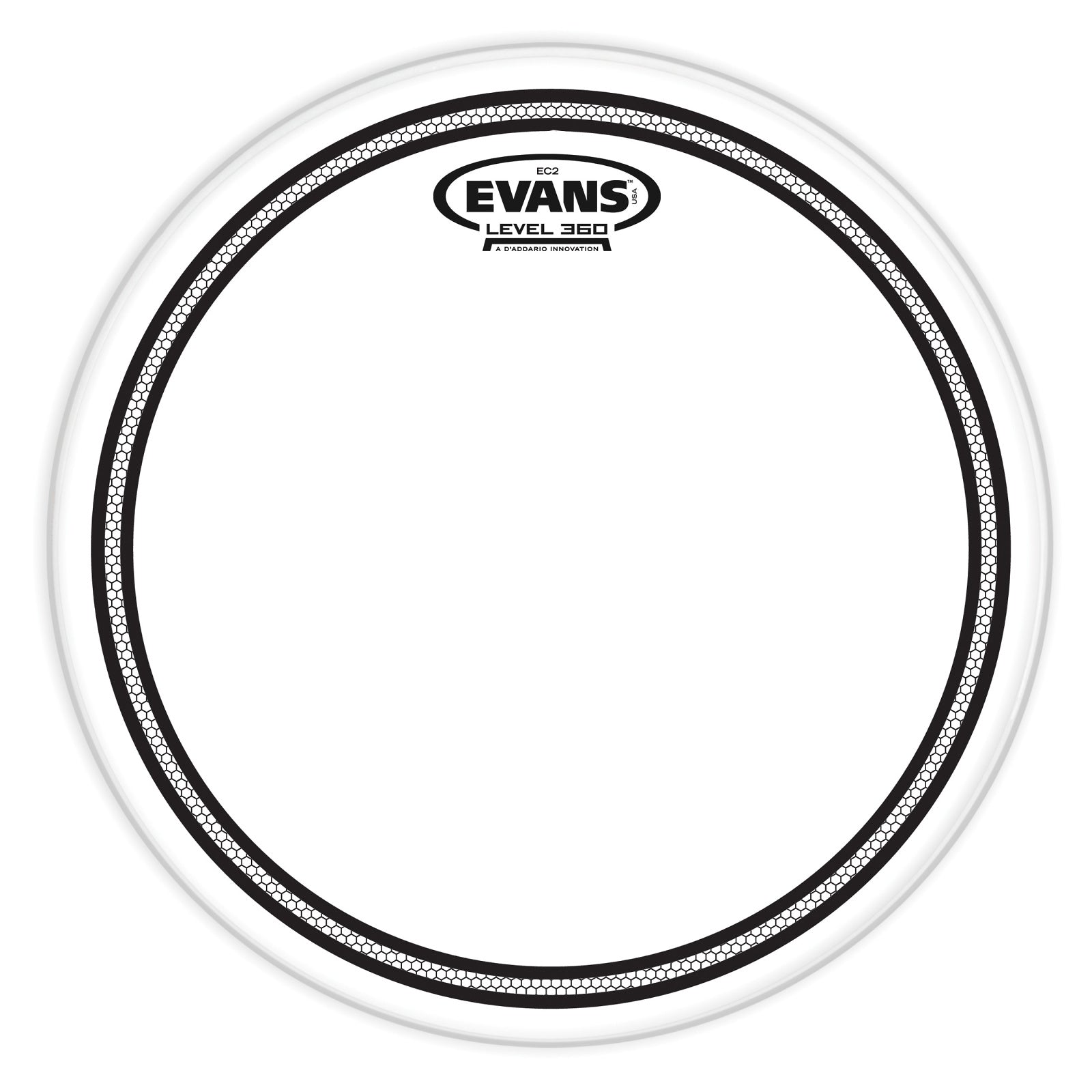 Evans EC2S Edge Control Clear Drumhead, 16 Inch