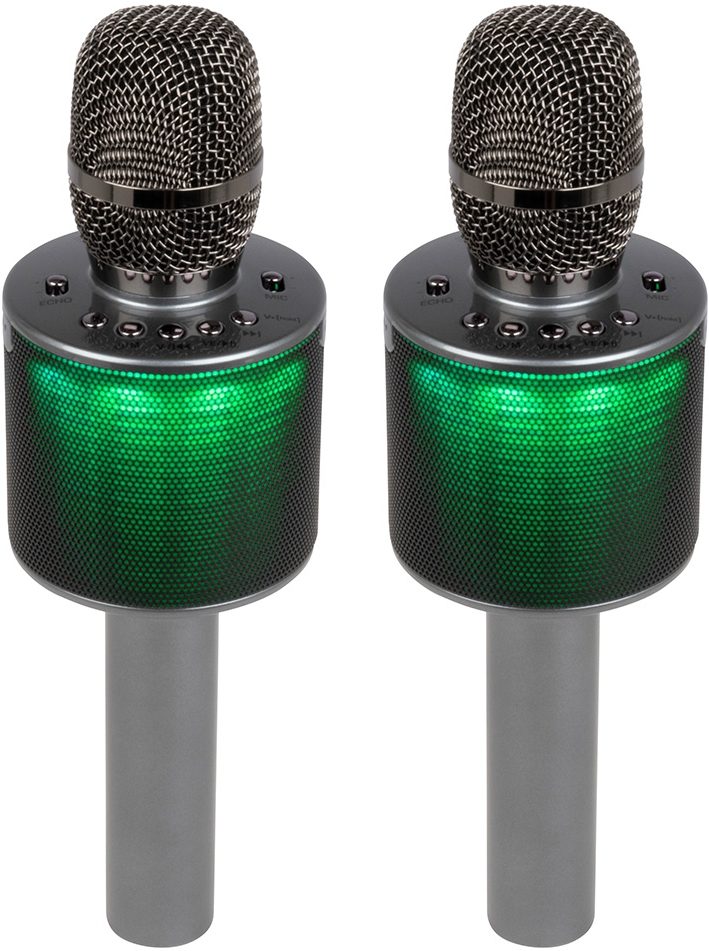 VocoPro Pop-Up Oke All-In-One Wireless Karaoke Microphone, Dual
