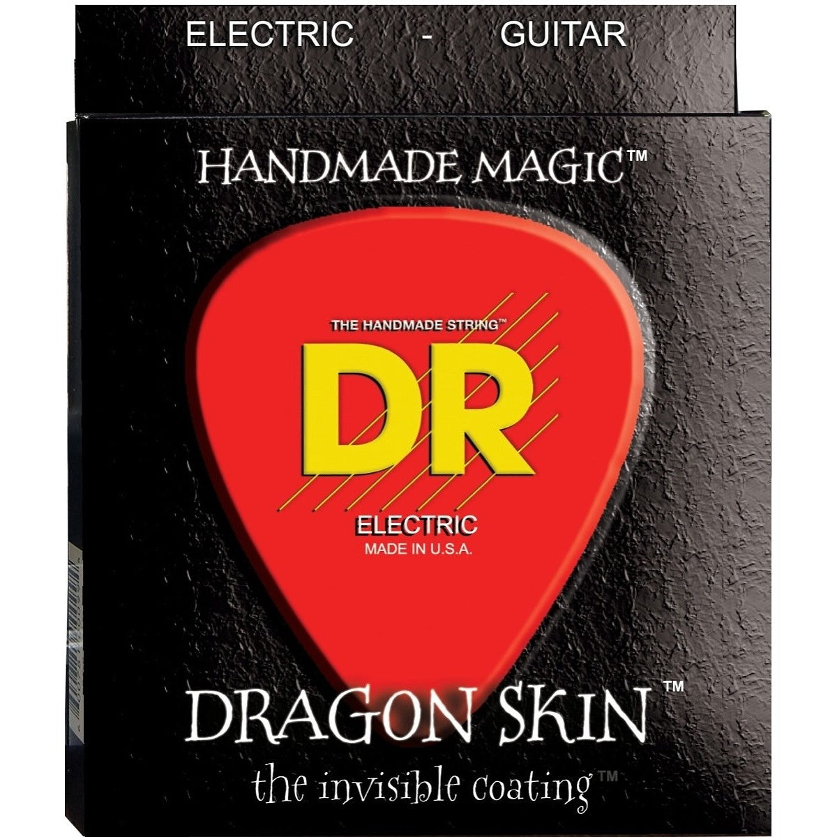 DR Strings Dragon Skin K3 Coated Electric Guitar Strings, 2-Pack, 17046