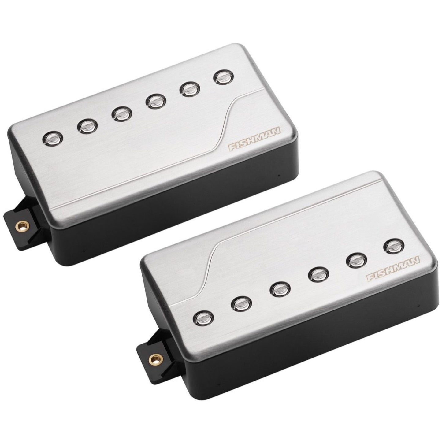 Fishman Fluence Classic Guitar Pickup Set, Brushed Stainless Steel