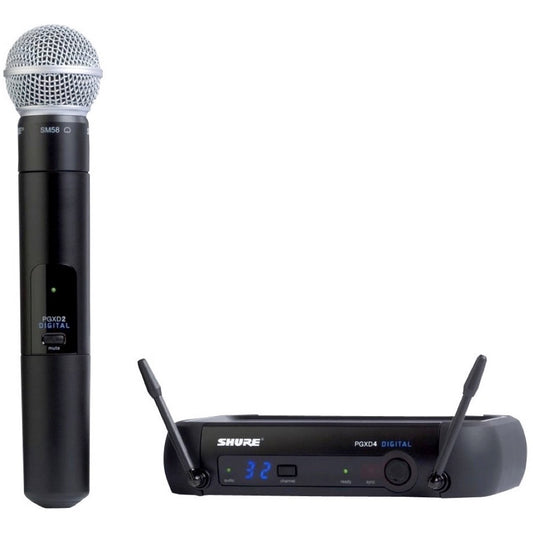 Shure PGX Digital Handheld Wireless Microphone System with SM58, Group X8, Frequencies 902.00 - 928.00
