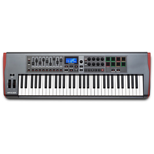 Novation Impulse 61 USB/MIDI Keyboard Controller, 61-Key