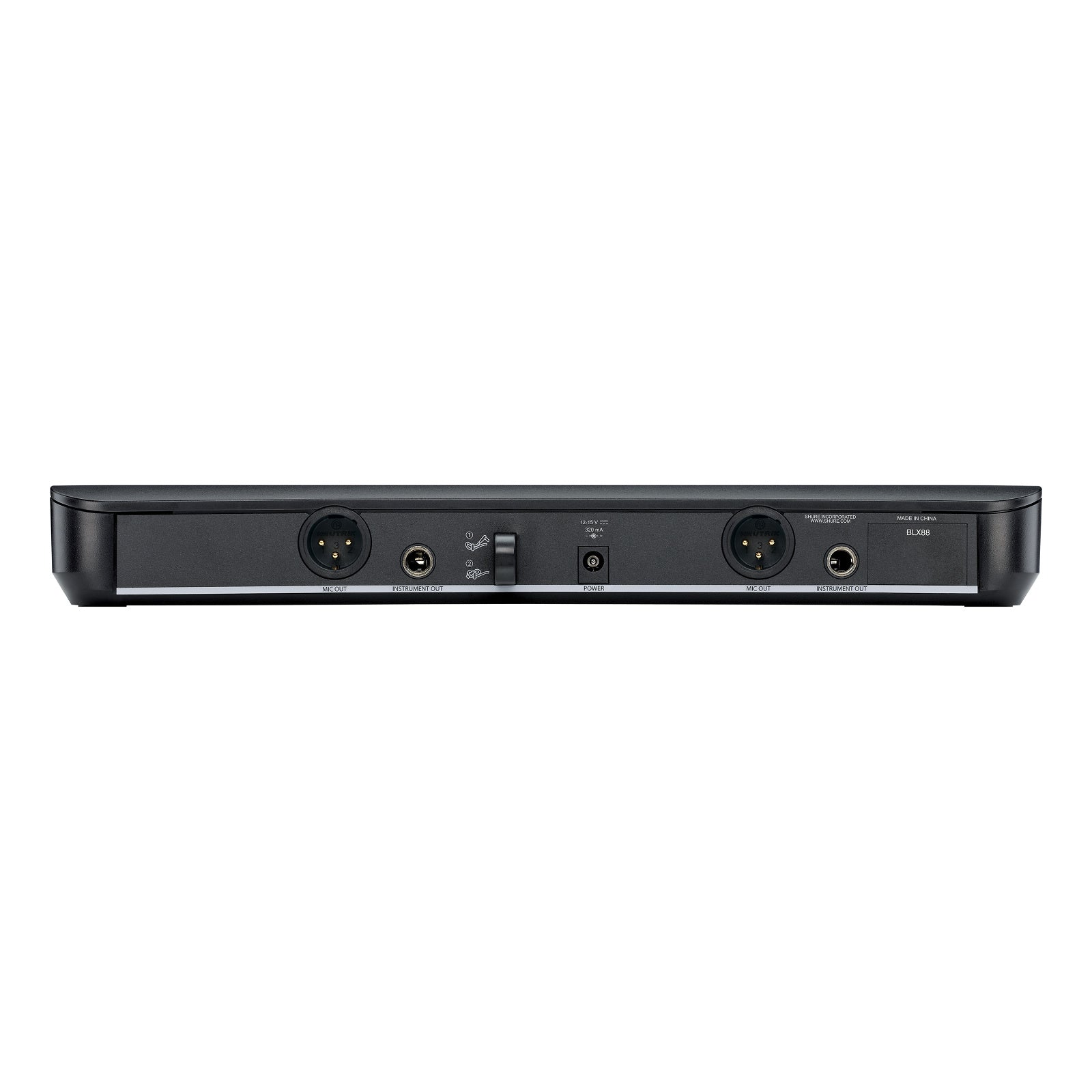 Shure BLX288/PG58 Dual Handheld Wireless PG58 Microphone System, Band H9 (512-542 MHz)
