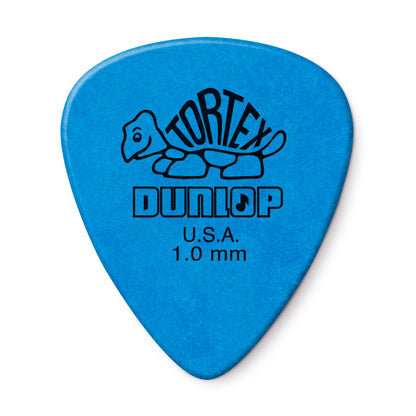 Dunlop Tortex Standard Picks (12-Pack), Blue, 1.0mm