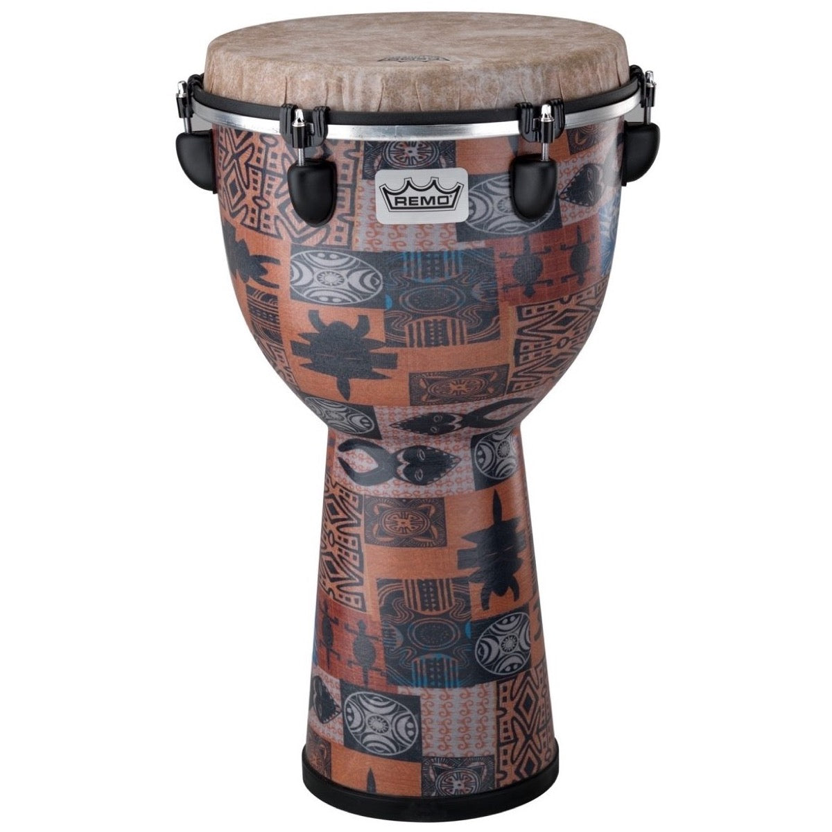 Remo Apex Djembe Drum, Orange, 12 Inch