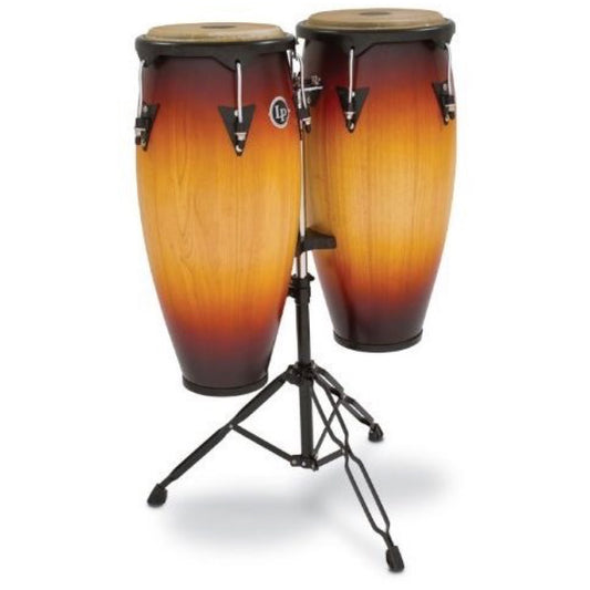 Latin Percussion 646 City Series Congas, Vintage Sunburst, 10 Inch and 11 Inch
