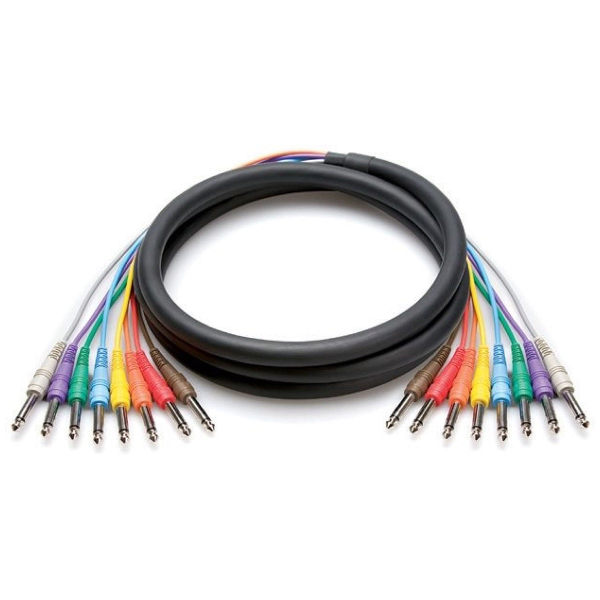 Hosa CPP-80 Snake Cable (1/4 Inch TS x 8), 6.6 Foot, 2 Meter