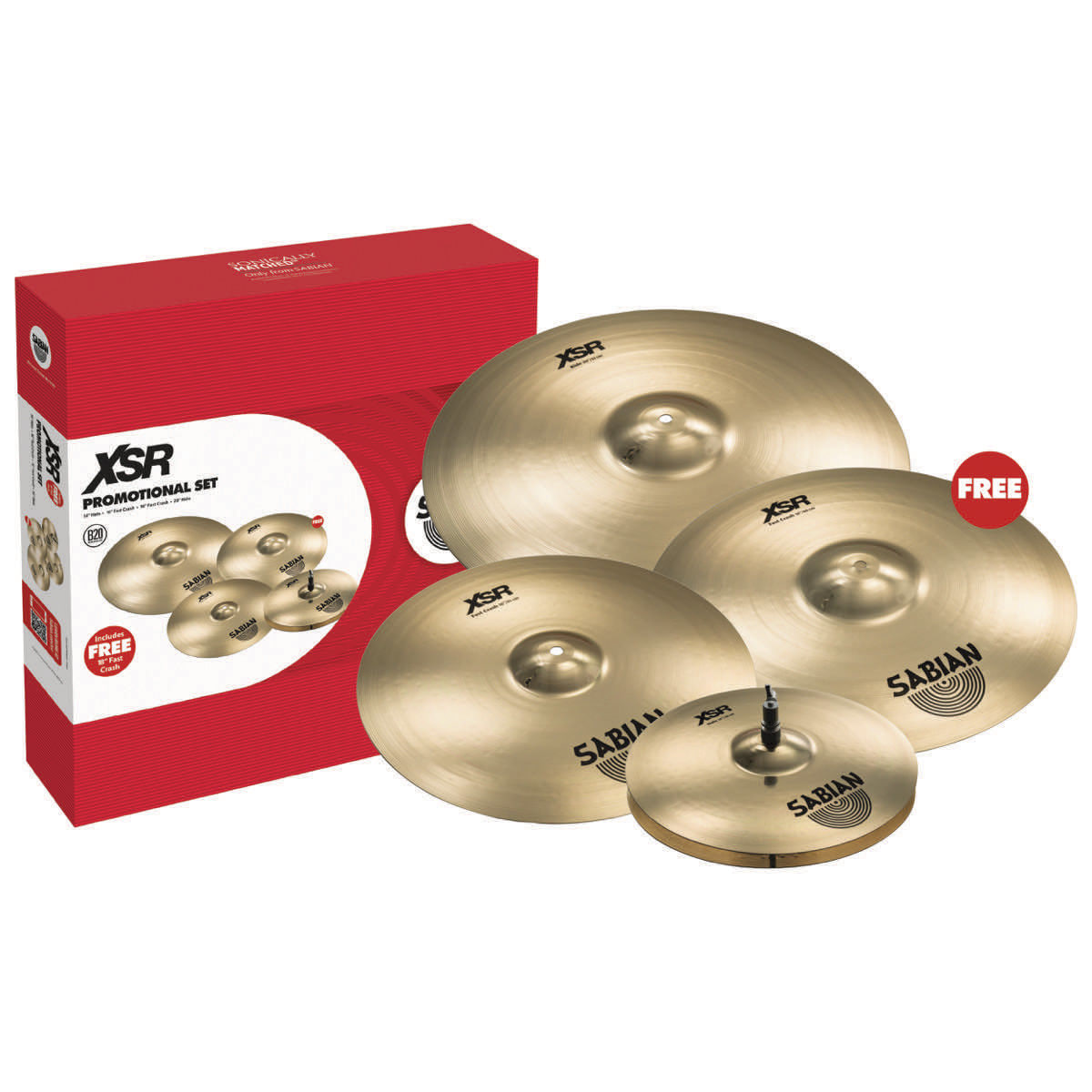 Sabian XSR Performance Cymbal Pack