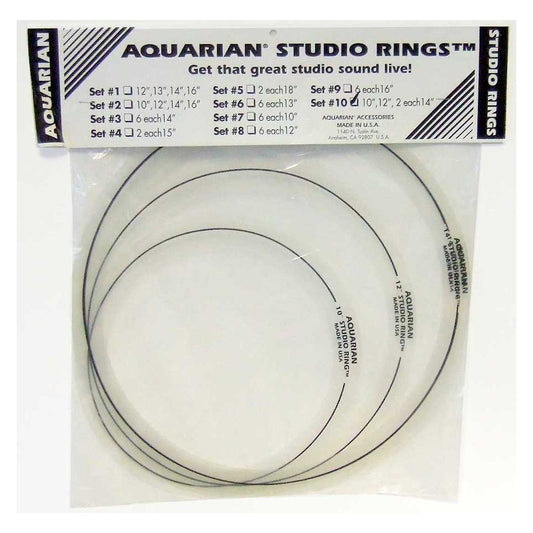 Aquarian Studio Rings Set, Set 2, 10, 12, 14, and 16 Inch