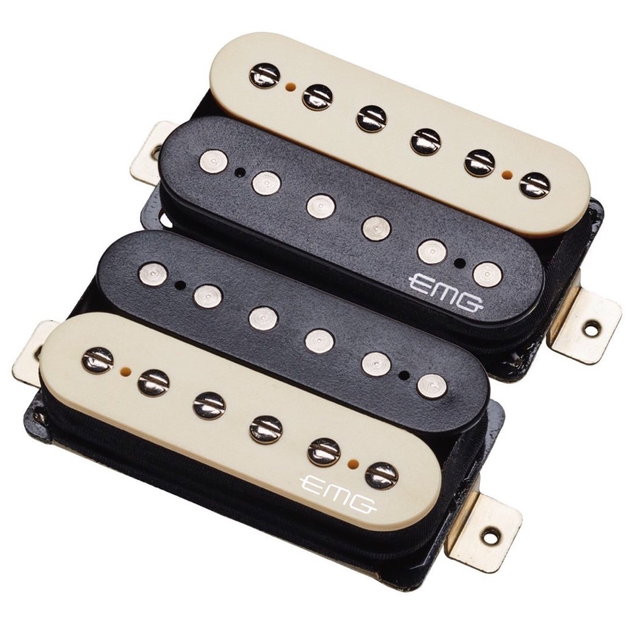 EMG Retro Active Super 77 Electric Guitar Pickup Set, Zebra
