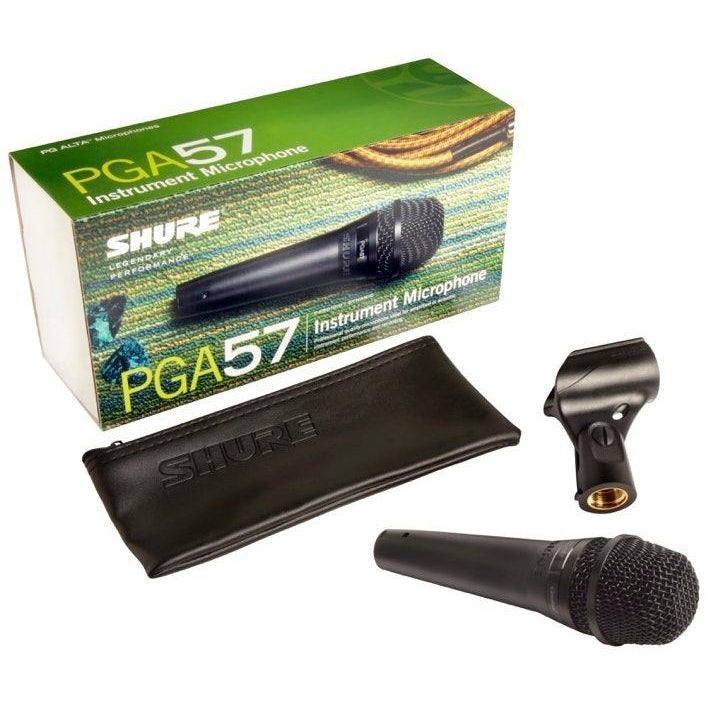 Shure PGA57 Dynamic Instrument Microphone, with XLR Cable