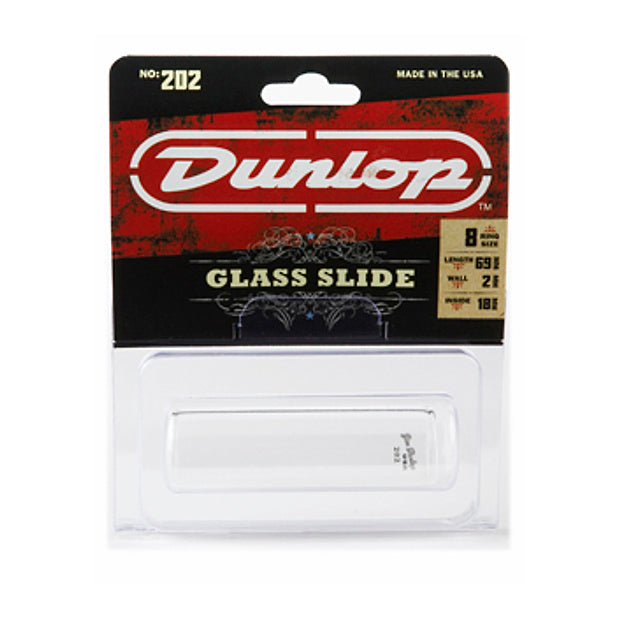 Dunlop Pyrex Glass Slide Regular Wall Thickness, 202, Medium