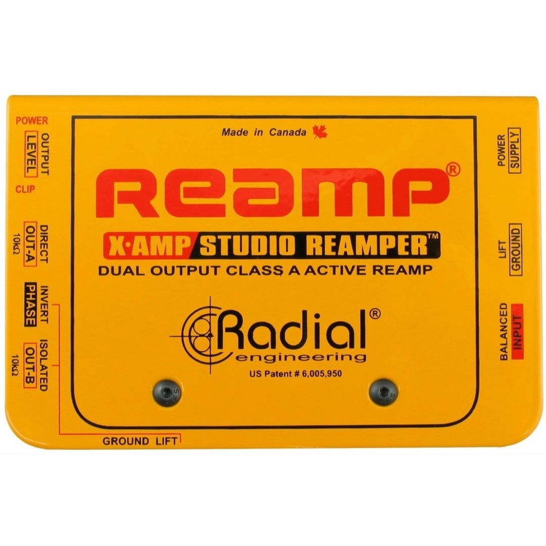 Radial X-AMP Active Re-Amplifier, with J48, X-Amp, Case and Power Supply