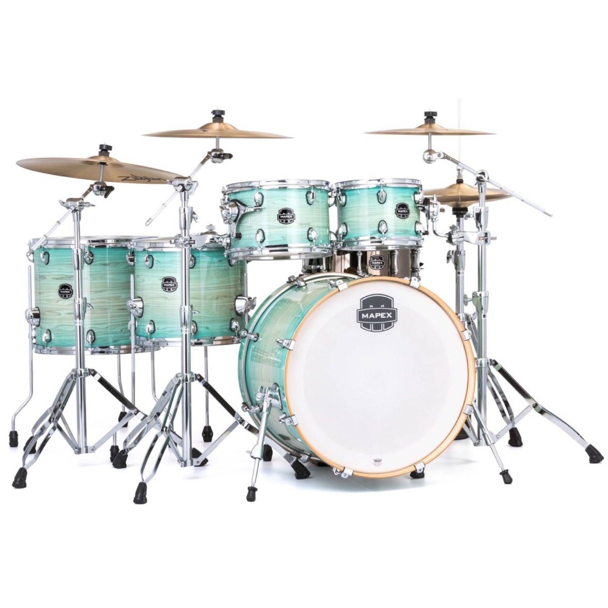 Mapex Armory Studioease Fast Drum Shell Kit, 6-Piece, Ultramarine Gloss